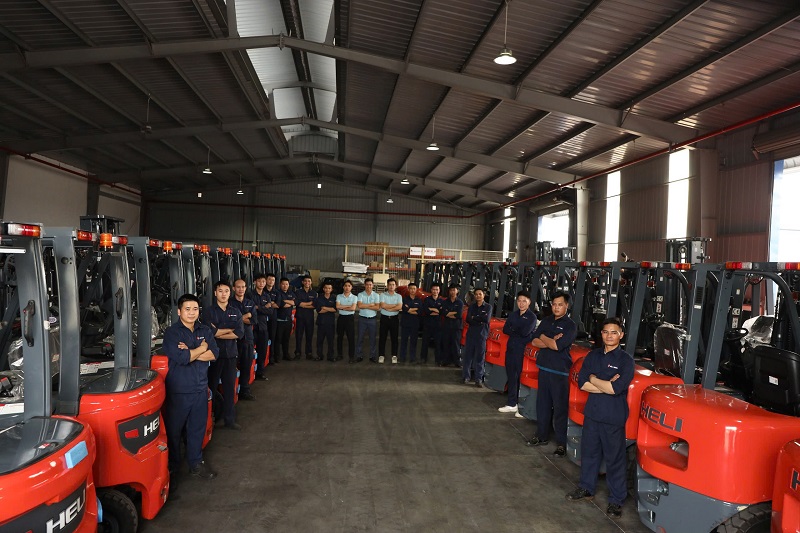 Đại lý xe nâng Heli tại Hưng Yên