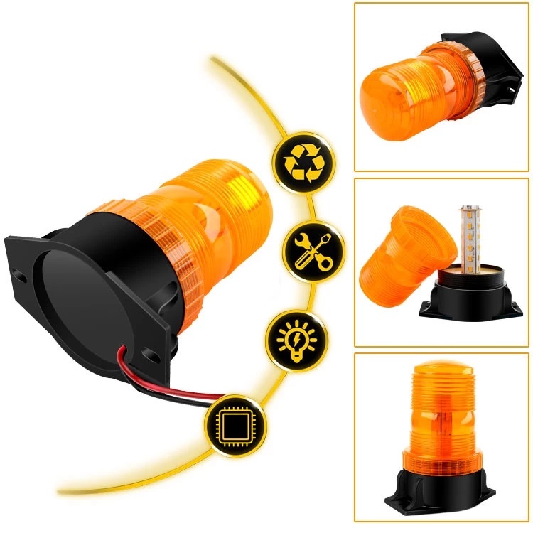 Đèn cảnh báo an toàn xe nâng dạng LED xoay