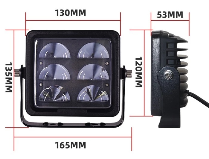 Thông số kỹ thuật đèn chữ U cho xe nâng tải trọng lớn