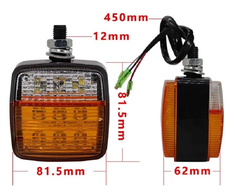 Thông số kỹ thuật đèn xi nhan trước xe nâng