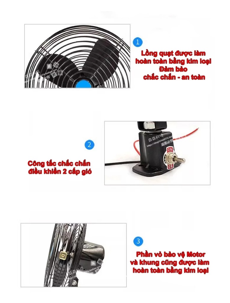 Quạt điện xe nâng
