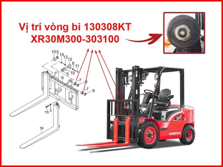 Vòng Bi Xe Nâng Hangcha XR30M300-303100 