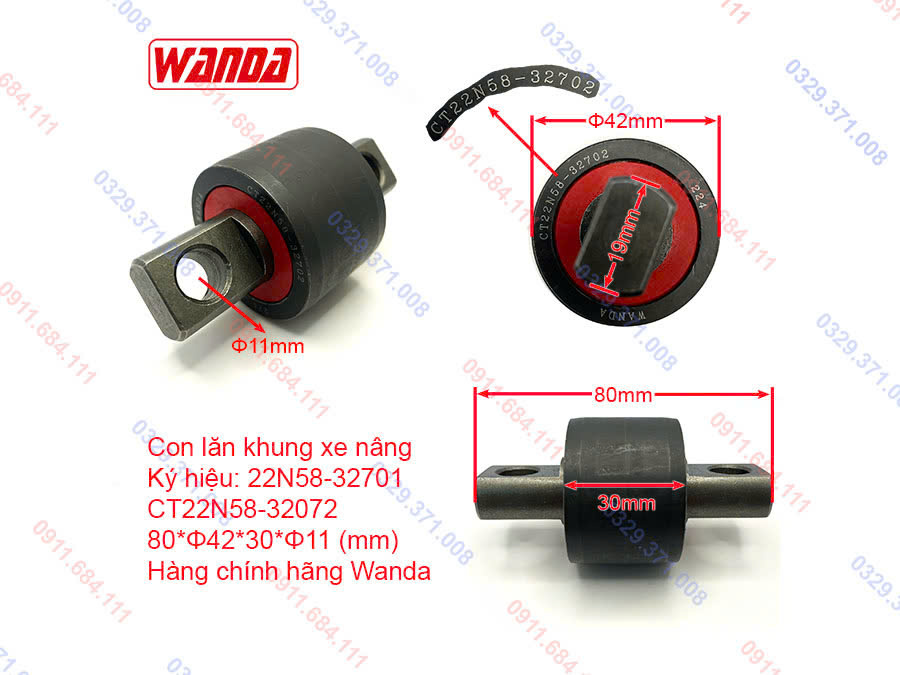 Bạc đạn khung nâng 22N58-32701 (CT22N58-32072)