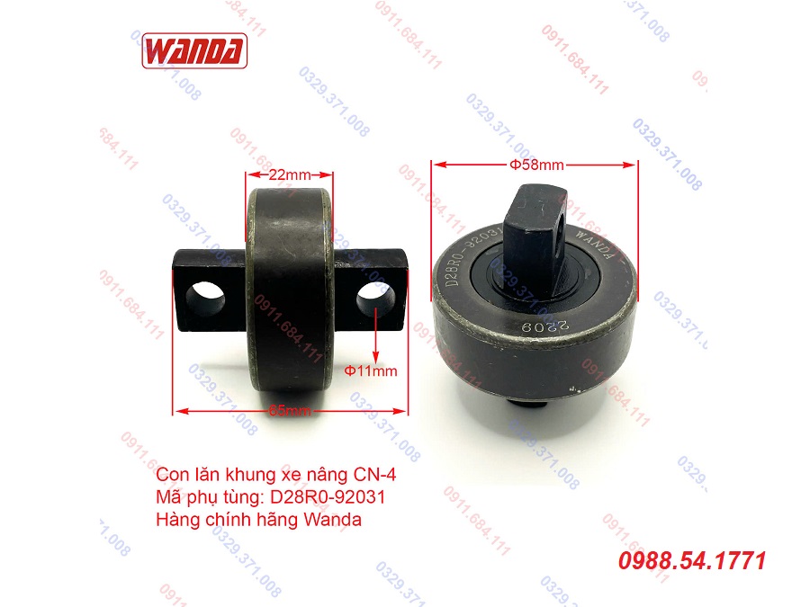 Kích thước vòng bi xe nâng CN-4 (D28R0-92031)
