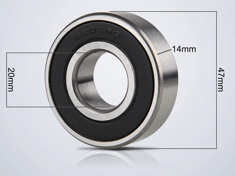 Kích thước vòng bi - bạc đan 6204