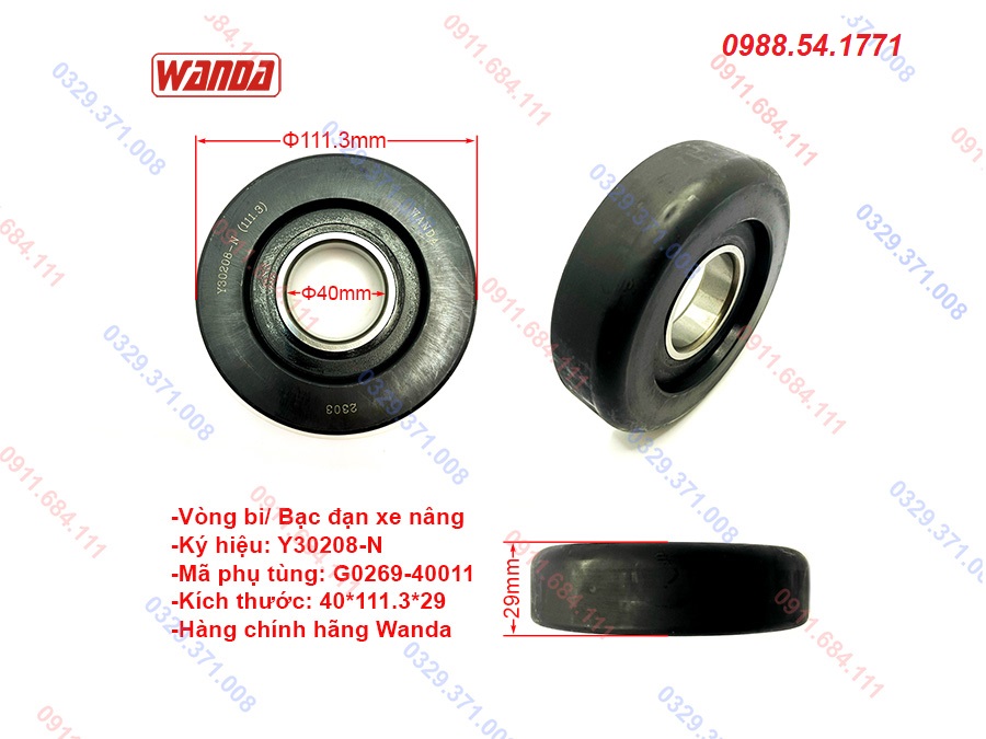 Vòng bi xe nâng Y30208-N (G0269-40011)