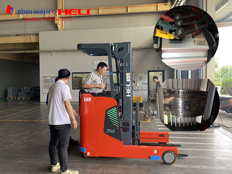 Motor xe nâng điện Reach truck Heli