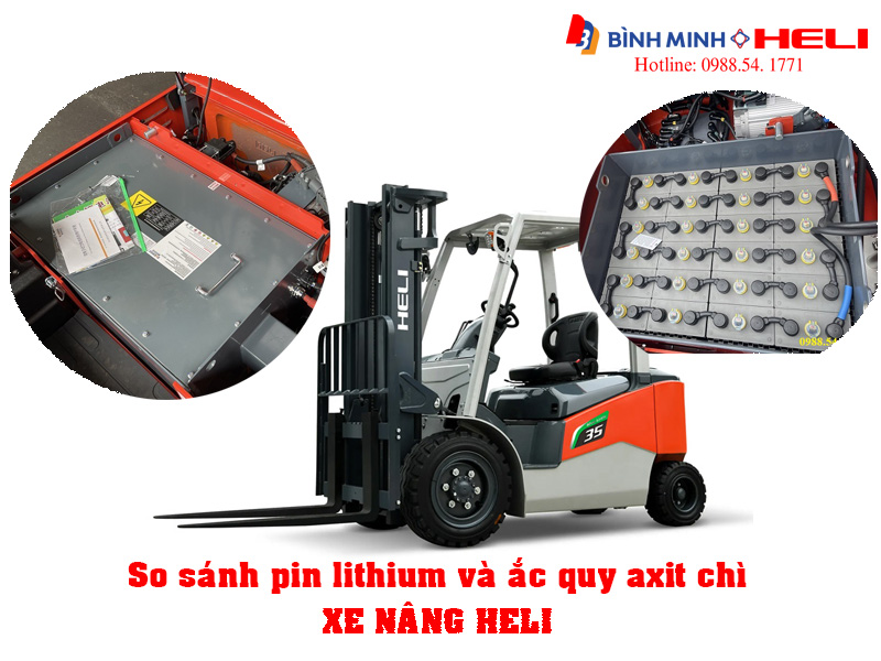 So sánh pin lithium và ắc quy axit chì