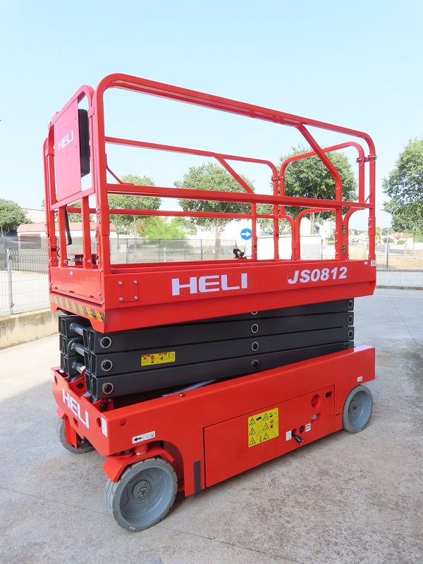 Xe nâng người cắt kéo 8m Heli JS0812