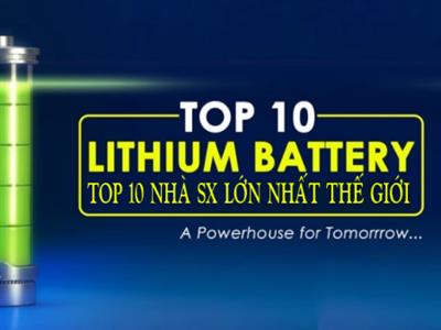 TOP 10 Nhà Sản Xuất Pin Lithium Lớn Nhất Thế Giới 2022