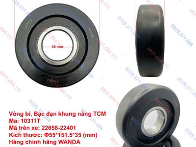 Vòng bi càng 10311T (22658-22401), Bạc đạn xe nâng