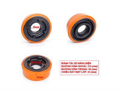 Bánh PU xe nâng 235x85-90 (mm)